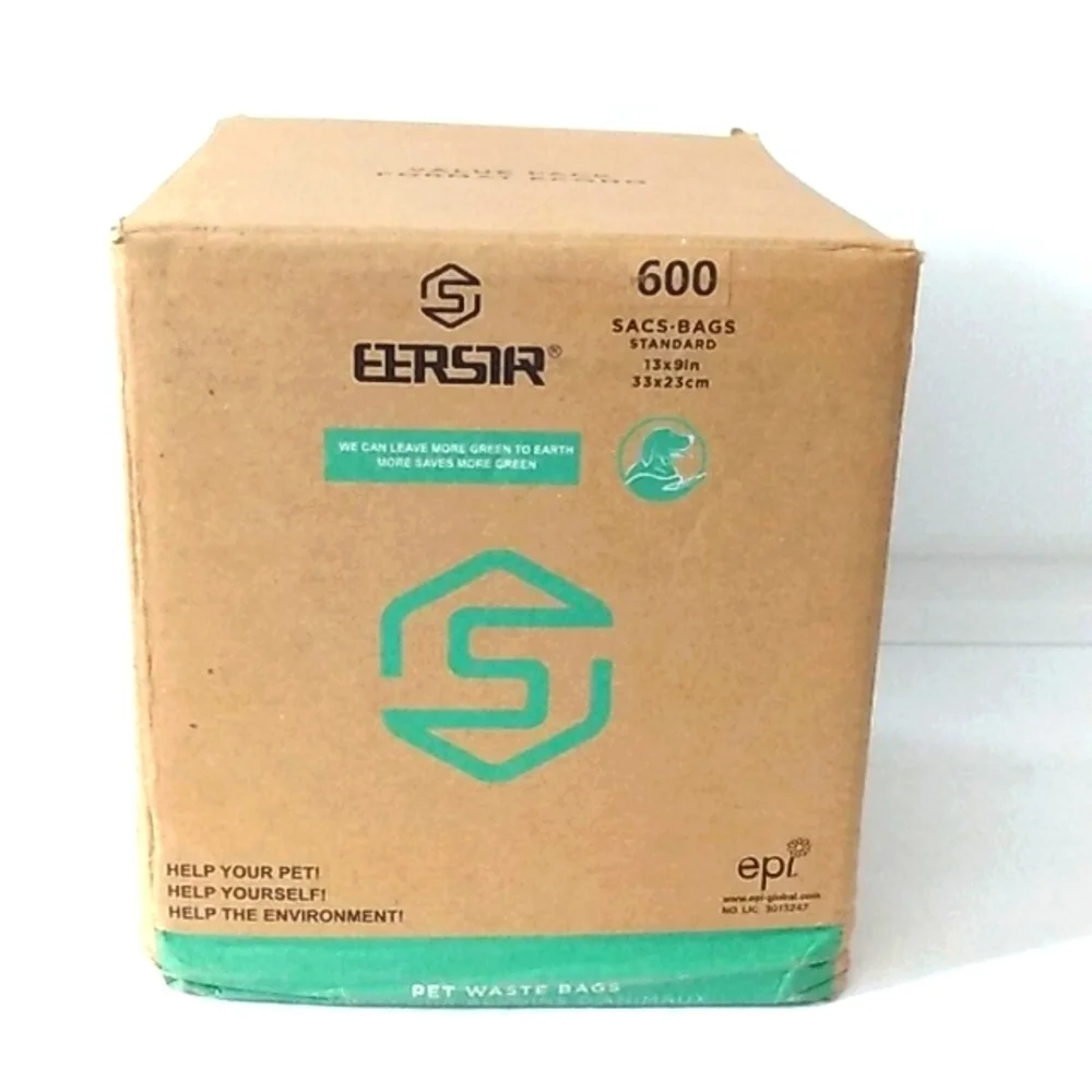 ETERSTAR ECO FRIENDLY PET WASTE BAGS 600 COUNT SIZE 13